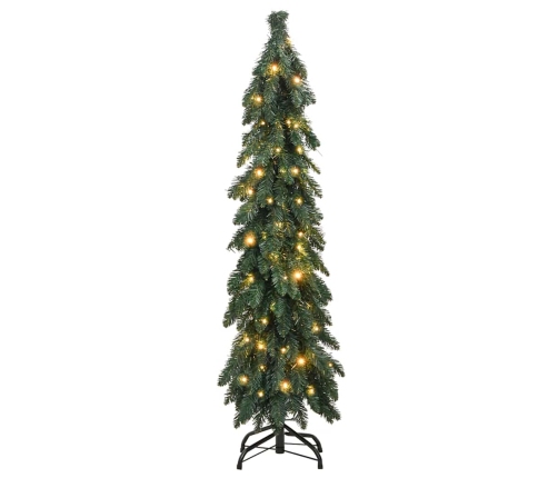 Árbol de Navidad artificial iluminado con 80 LEDs 150 cm