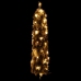 Árbol de Navidad artificial iluminado con 30 LED y nieve 60 cm