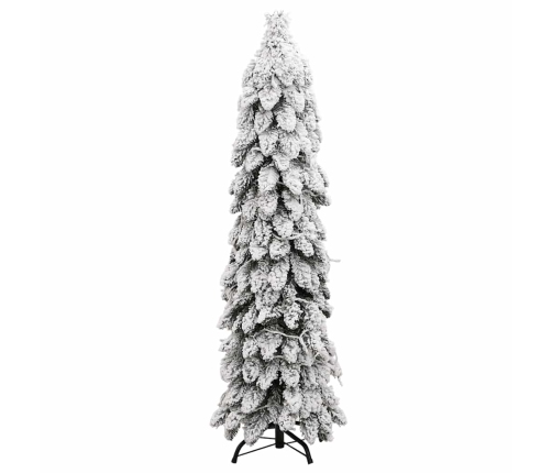 Árbol de Navidad artificial iluminado con 60 LED y nieve 120 cm