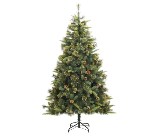 Árbol de Navidad artificial con piñas 180 cm