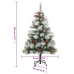 Árbol de Navidad artificial con piñas y bayas 120 cm