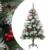 Árbol de Navidad artificial con piñas y bayas 150 cm