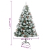 Árbol de Navidad artificial con piñas y bayas 210 cm