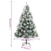 Árbol de Navidad artificial con piñas y bayas 240 cm