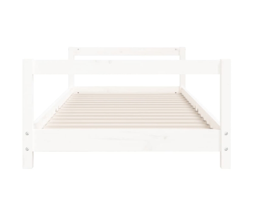 Estructura de cama para niños madera de pino blanco 80x200 cm