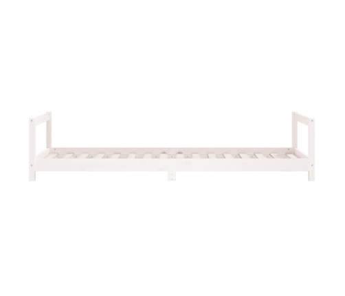 Estructura de cama para niños madera de pino blanco 80x200 cm