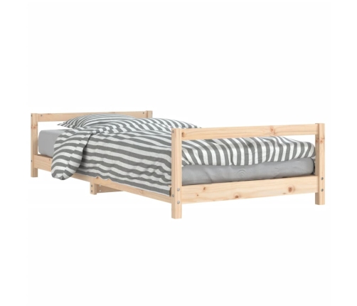 Estructura de cama para niños madera maciza de pino 90x200 cm