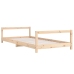 Estructura de cama para niños madera maciza de pino 90x200 cm