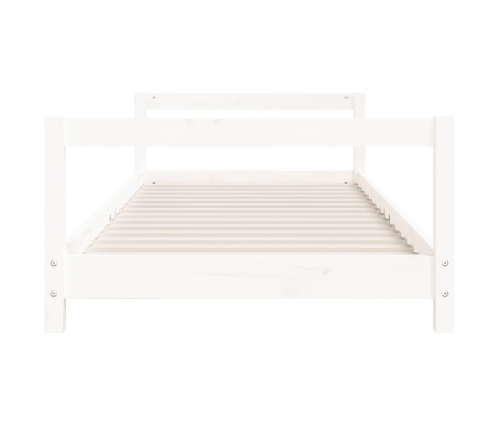 Estructura de cama para niños madera de pino blanco 90x200 cm