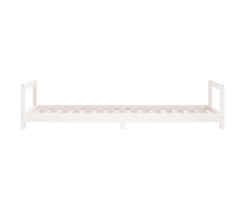 Estructura de cama para niños madera de pino blanco 90x200 cm