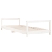 Estructura de cama para niños madera de pino blanco 90x200 cm