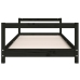 Estructura de cama para niños madera de pino negro 90x200 cm