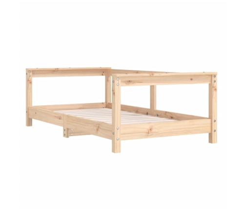 Estructura de cama para niños madera maciza de pino 70x140 cm