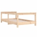 Estructura de cama para niños madera maciza de pino 70x140 cm