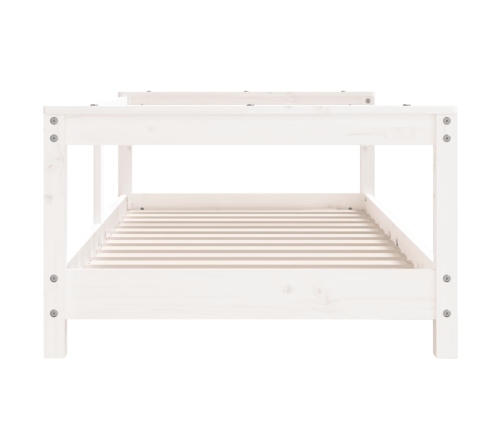 Estructura de cama para niños madera de pino blanco 70x140 cm