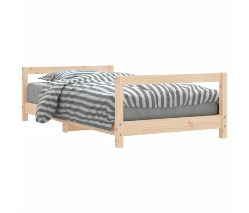 Estructura de cama para niños madera maciza de pino 80x160 cm