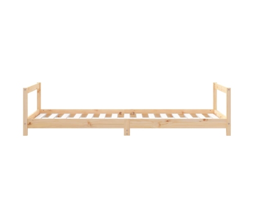 Estructura de cama para niños madera maciza de pino 90x190 cm