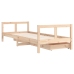 Estructura de cama para niños con cajones madera pino 80x200 cm