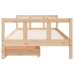 Estructura de cama para niños con cajones madera pino 90x200 cm