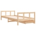 Estructura de cama para niños con cajones madera pino 90x200 cm