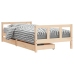 Estructura de cama infantil con cajones madera pino 90x190 cm