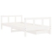 Estructura de cama infantil con cajones madera blanco 90x190 cm