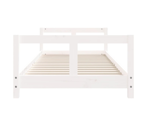 Estructura de cama para niños madera de pino blanco 80x200 cm