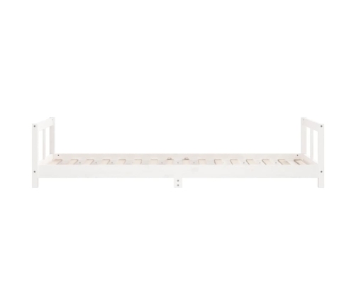 Estructura de cama para niños madera de pino blanco 80x200 cm