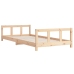 Estructura de cama para niños madera maciza de pino 90x200 cm