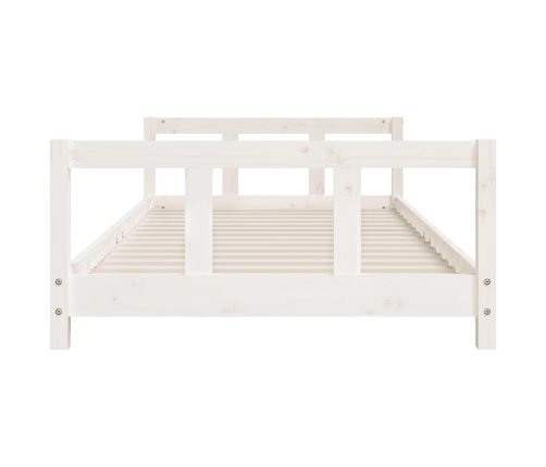 Estructura de cama para niños madera de pino blanco 90x200 cm