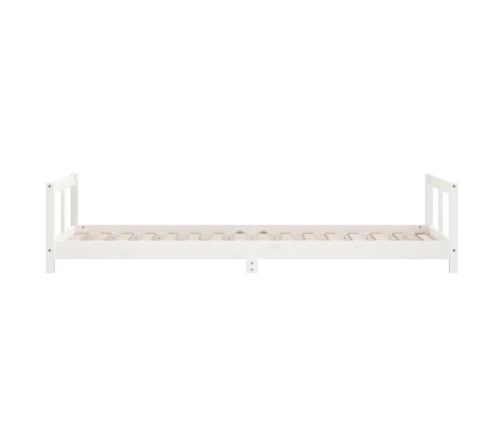 Estructura de cama para niños madera de pino blanco 90x200 cm