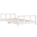 Estructura de cama para niños madera de pino blanco 90x200 cm