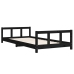 Estructura de cama para niños madera de pino negro 90x200 cm