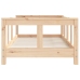 Estructura de cama para niños madera maciza de pino 70x140 cm