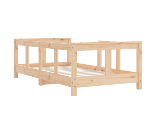 Estructura de cama para niños madera maciza de pino 70x140 cm