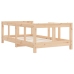 Estructura de cama para niños madera maciza de pino 70x140 cm