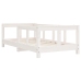 Estructura de cama para niños madera de pino blanco 70x140 cm