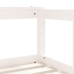 Estructura de cama para niños madera de pino blanco 70x140 cm