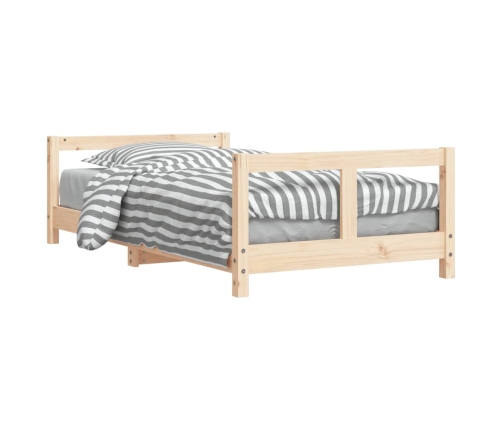 Estructura de cama para niños madera maciza de pino 80x160 cm