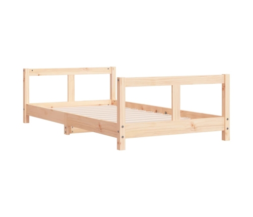 Estructura de cama para niños madera maciza de pino 80x160 cm