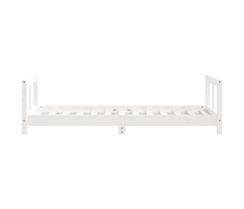 Estructura de cama para niños madera de pino blanco 80x160 cm