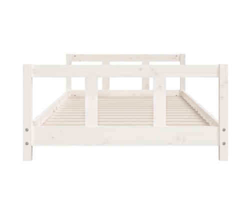 Estructura de cama para niños madera de pino blanco 90x190 cm