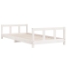 Estructura de cama para niños madera de pino blanco 90x190 cm