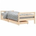 Estructura de cama para niños con cajones madera pino 80x200 cm