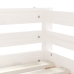 Estructura cama niños con cajones madera pino blanco 70x140 cm