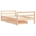 Estructura de cama infantil con cajones madera de pino 80x160cm