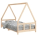 Estructura de cama infantil madera maciza de pino 90x190 cm