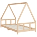 Estructura de cama infantil madera maciza de pino 90x190 cm