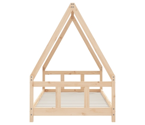 Estructura de cama infantil madera maciza de pino 90x190 cm