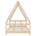 Estructura de cama infantil madera maciza de pino 90x190 cm